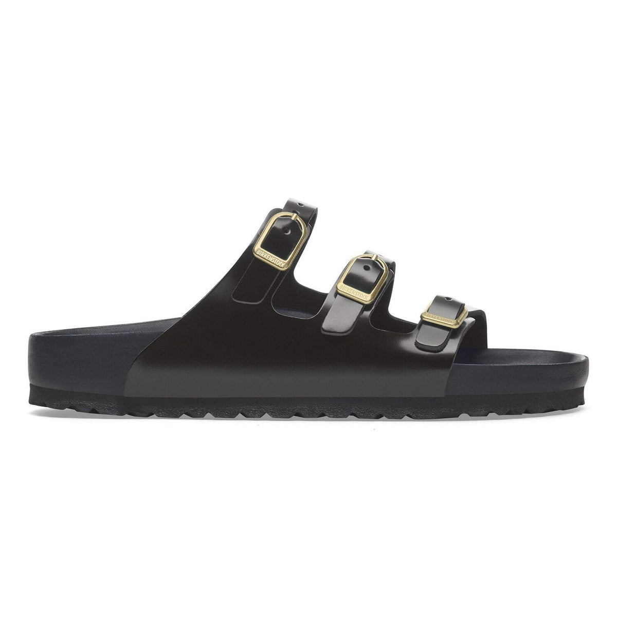 Birkenstock Florida Fresh High-Shine Black כפכפי בירקנשטוק לנשים