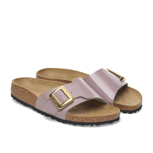 Birkenstock Catalina Cushion Buckle Patent Faded Purple כפכפי בירקנשטוק קטלינה לנשים