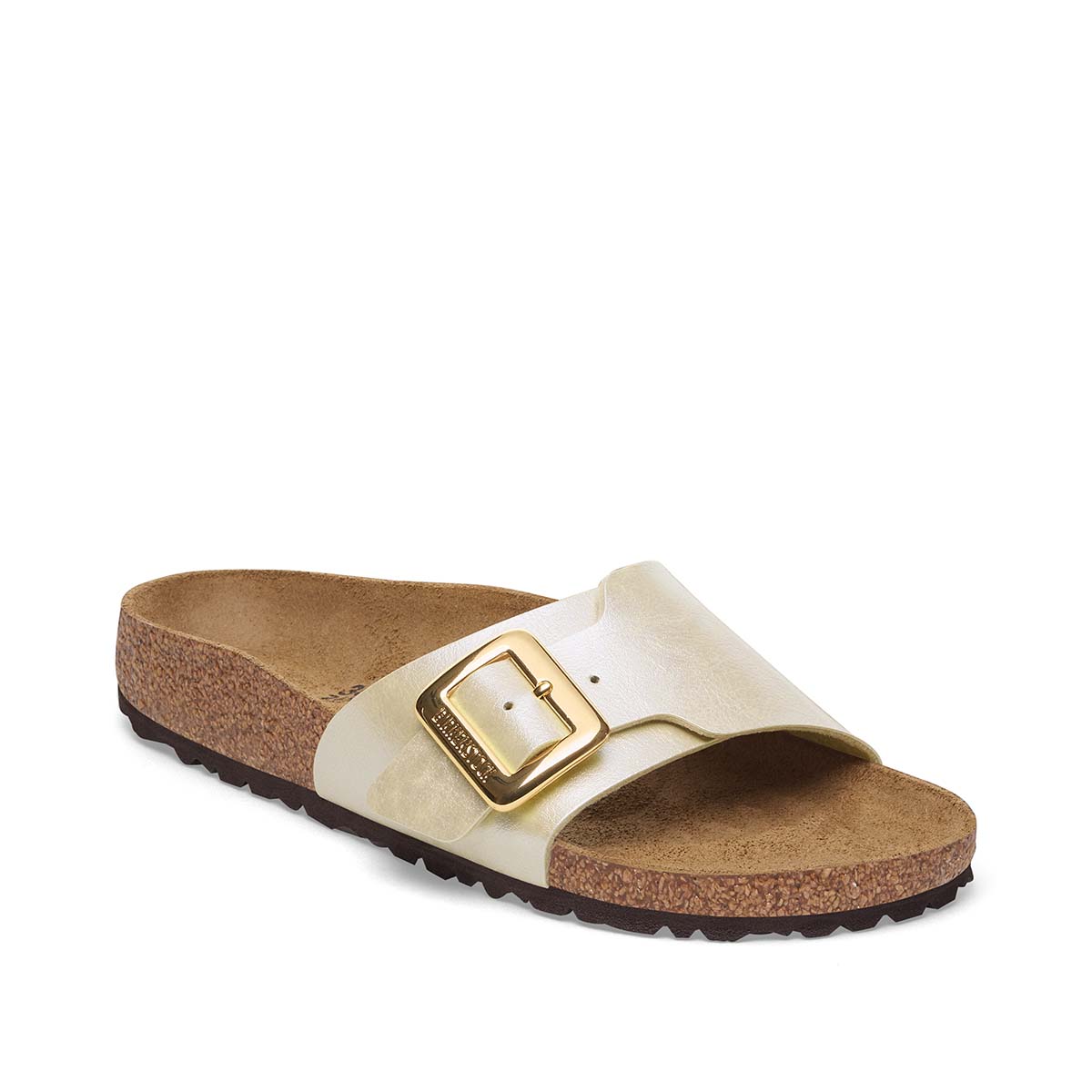 Birkenstock Catalina Cushion Buckle Graceful Pearl White קטלינה אבזם לבן פנינה