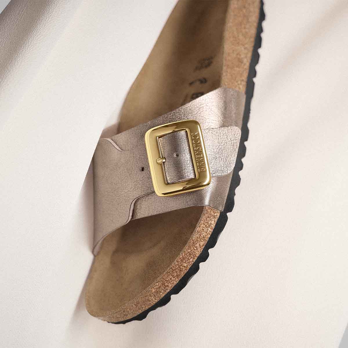 Birkenstock Catalina Cushion Buckle Graceful Taupe כפכפי קטלינה אבזם טיופ