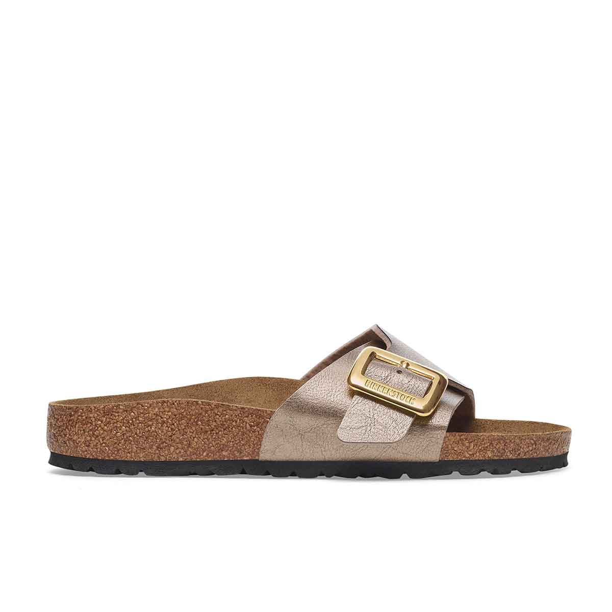 Birkenstock Catalina Cushion Buckle Graceful Taupe כפכפי קטלינה אבזם טיופ