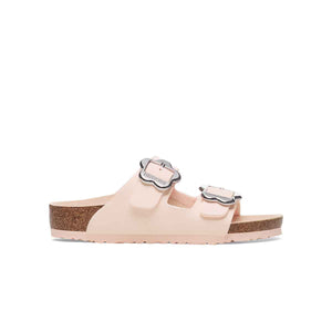 Birkenstock Arizona Flower Buckle Kids Light Rose כפכפי בירקנשטוק אריזונה אבזם פרח לייט רוז