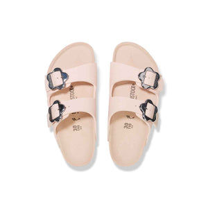Birkenstock Arizona Flower Buckle Kids Light Rose כפכפי בירקנשטוק אריזונה אבזם פרח לייט רוז