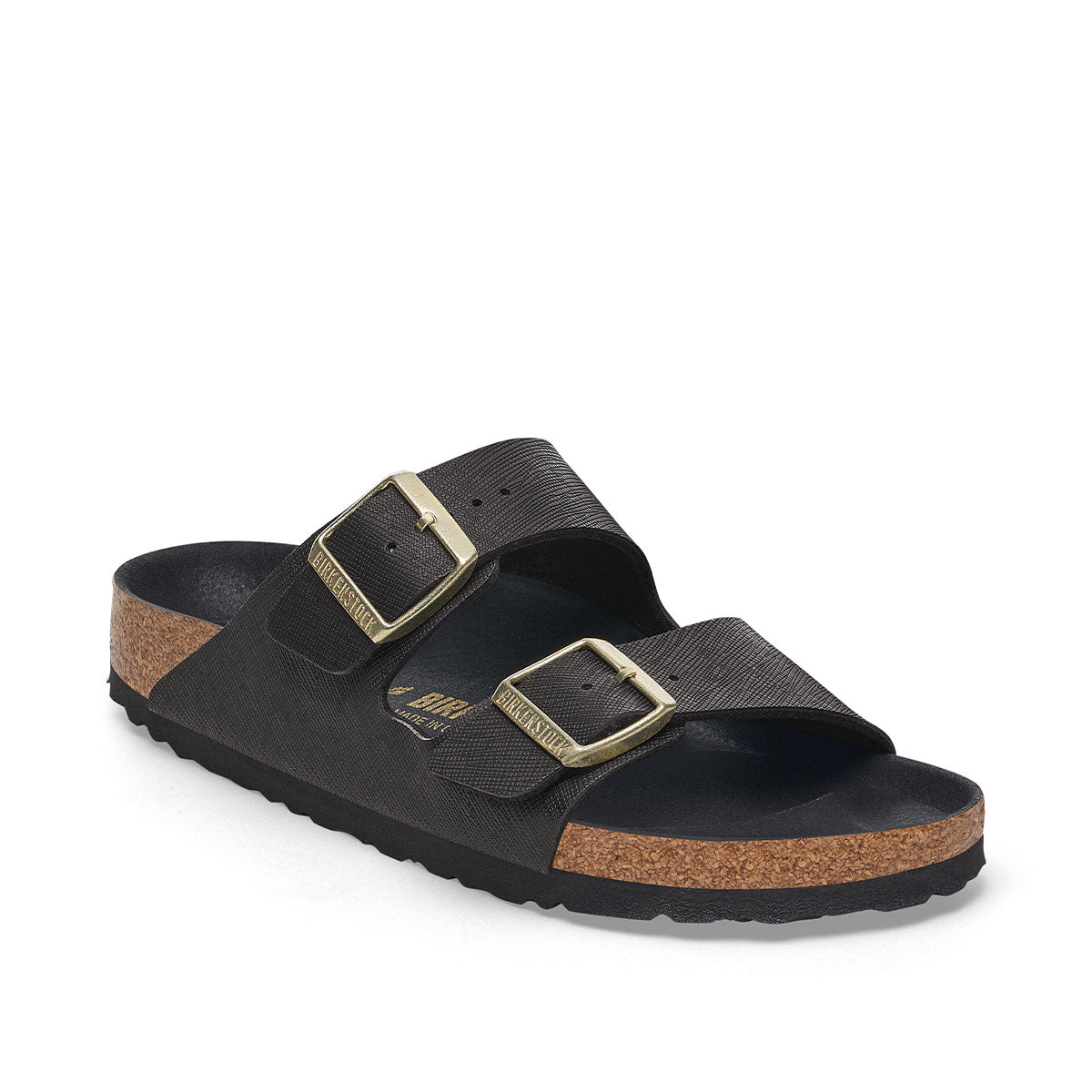 Birkenstock Arizona BS Saffiano Black כפכפי בירקנשטוק לנשים אריזונה שחור