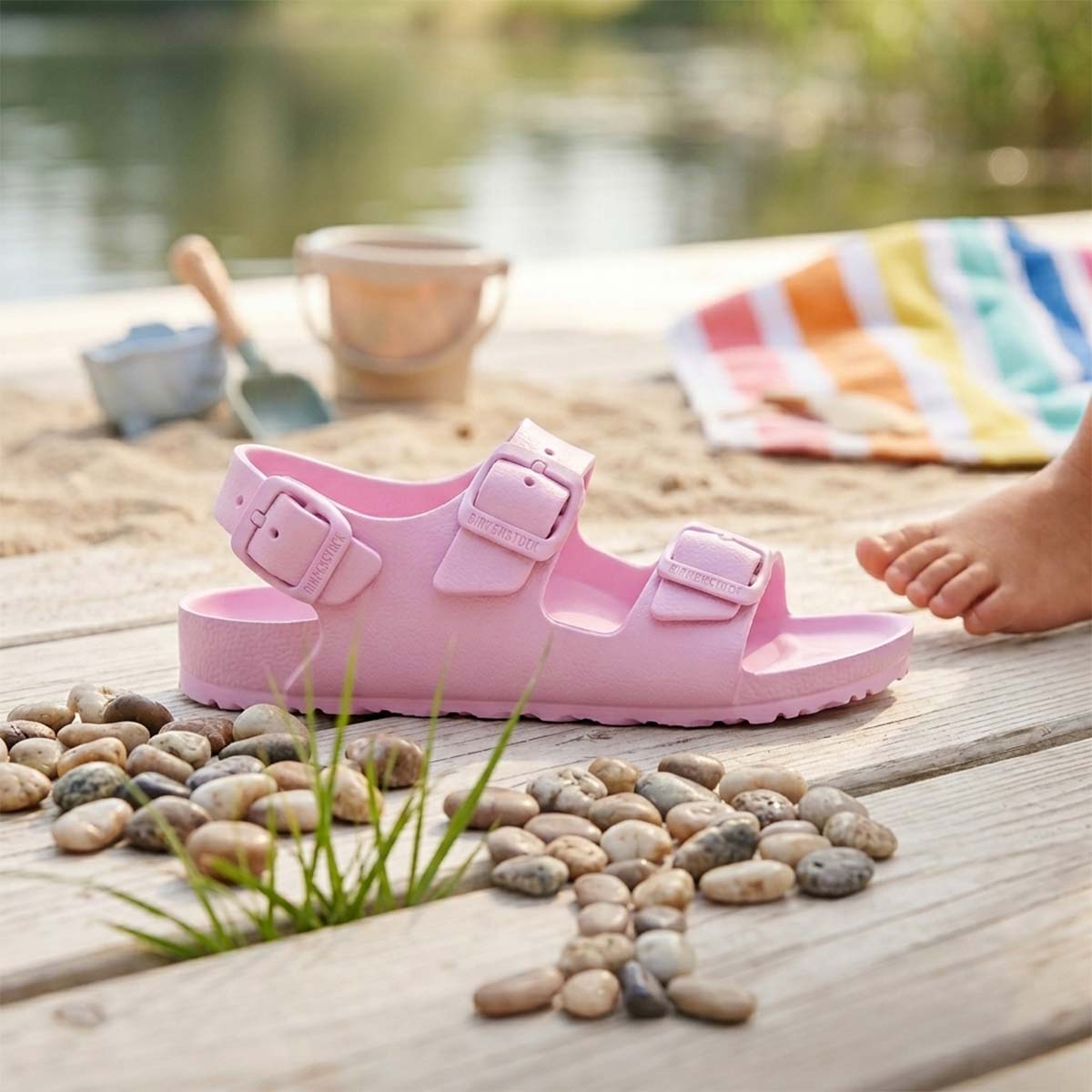 Birkenstock Milano EVA Kids Fondant Pink סנדלי בירקנשטוק מילאנו ילדים ורוד