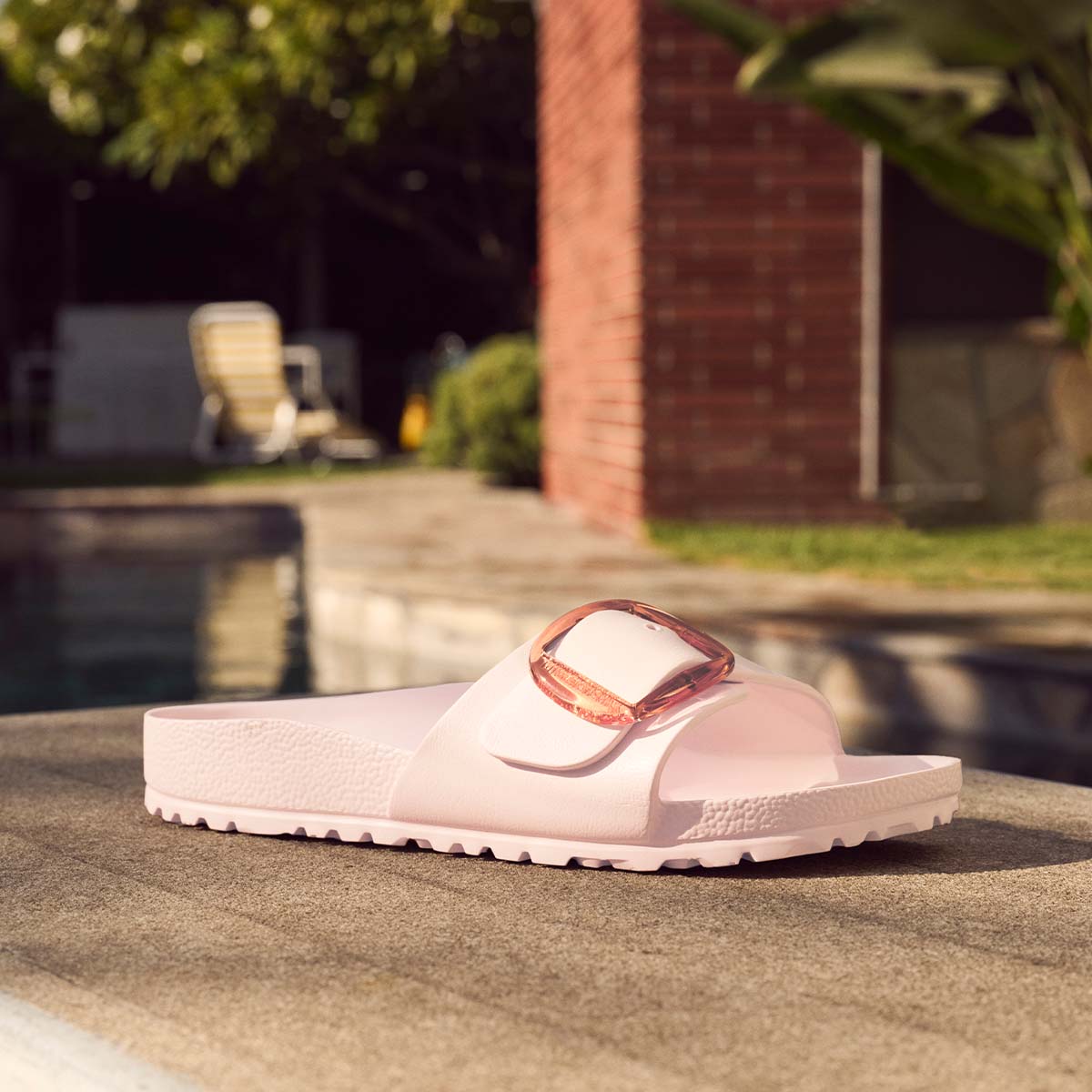 Birkenstock Madrid Big Buckle EVA Light Rose כפכפי בירקנשטוק מדריד אבזם לייט רוז