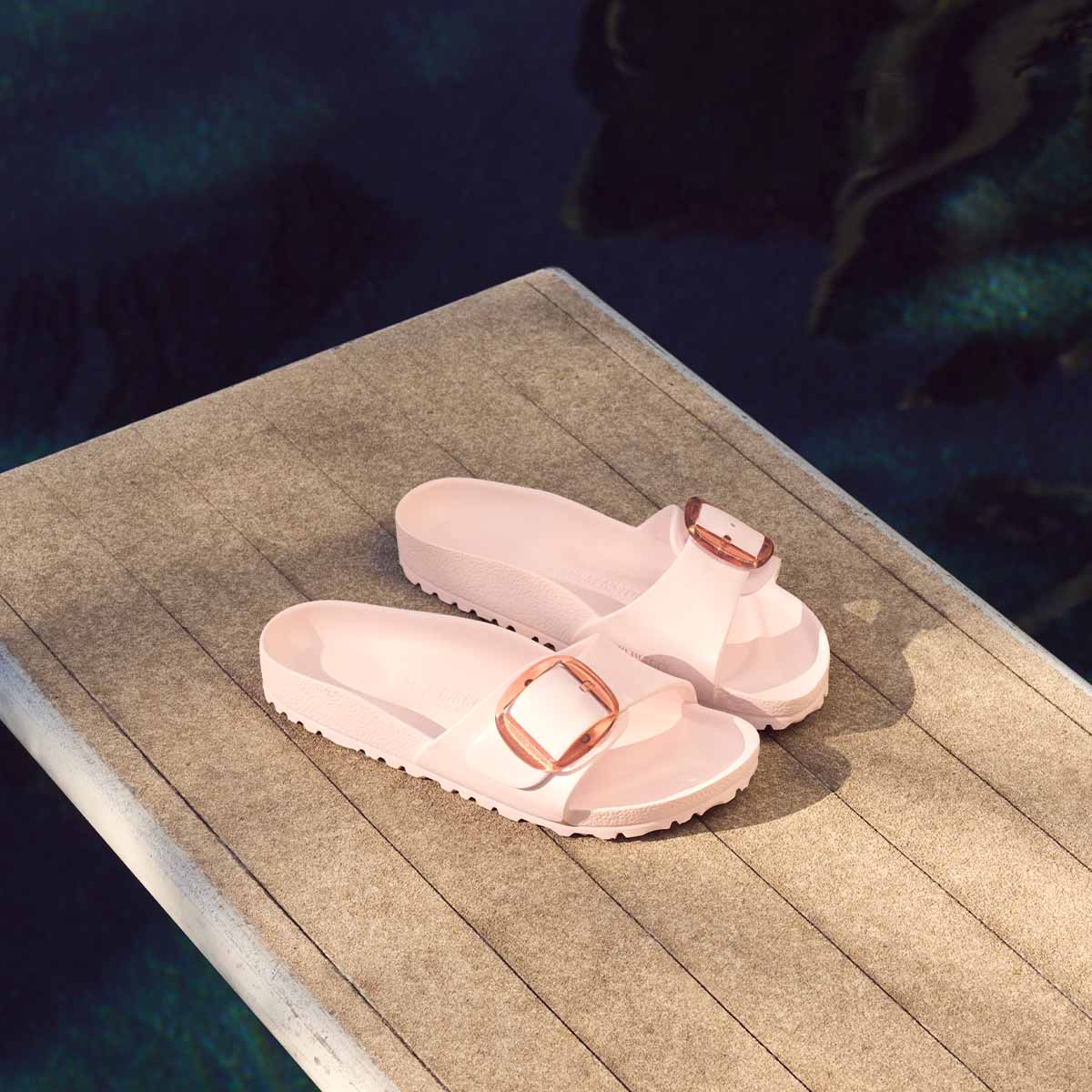 Birkenstock Madrid Big Buckle EVA Light Rose כפכפי בירקנשטוק מדריד אבזם לייט רוז