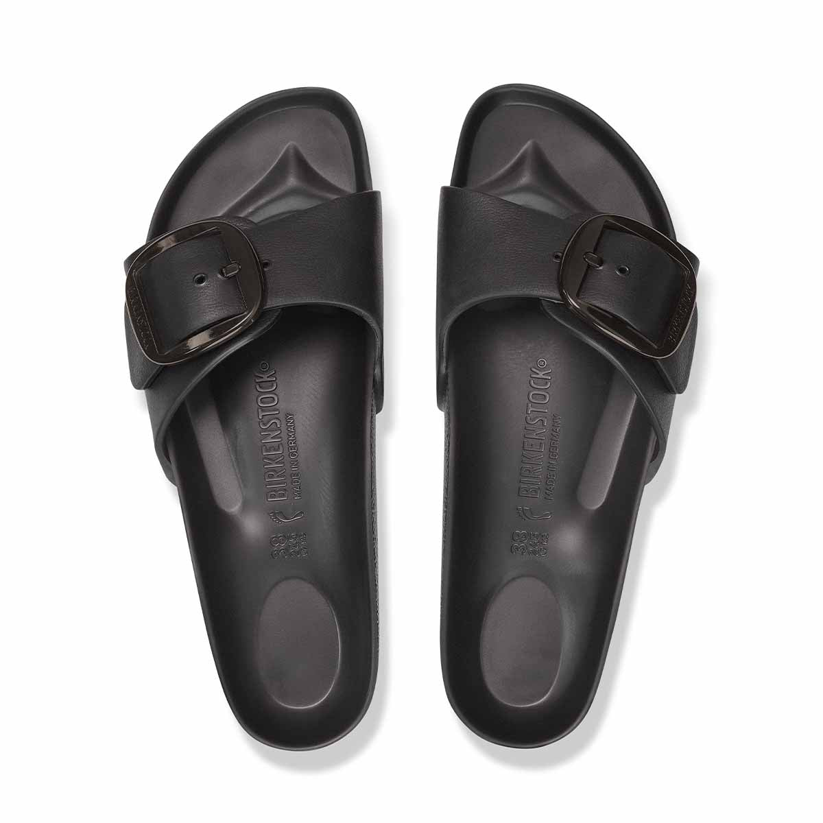 Birkenstock Madrid Big Buckle EVA Black כפכפי מדריד אבזם שחור לנשים