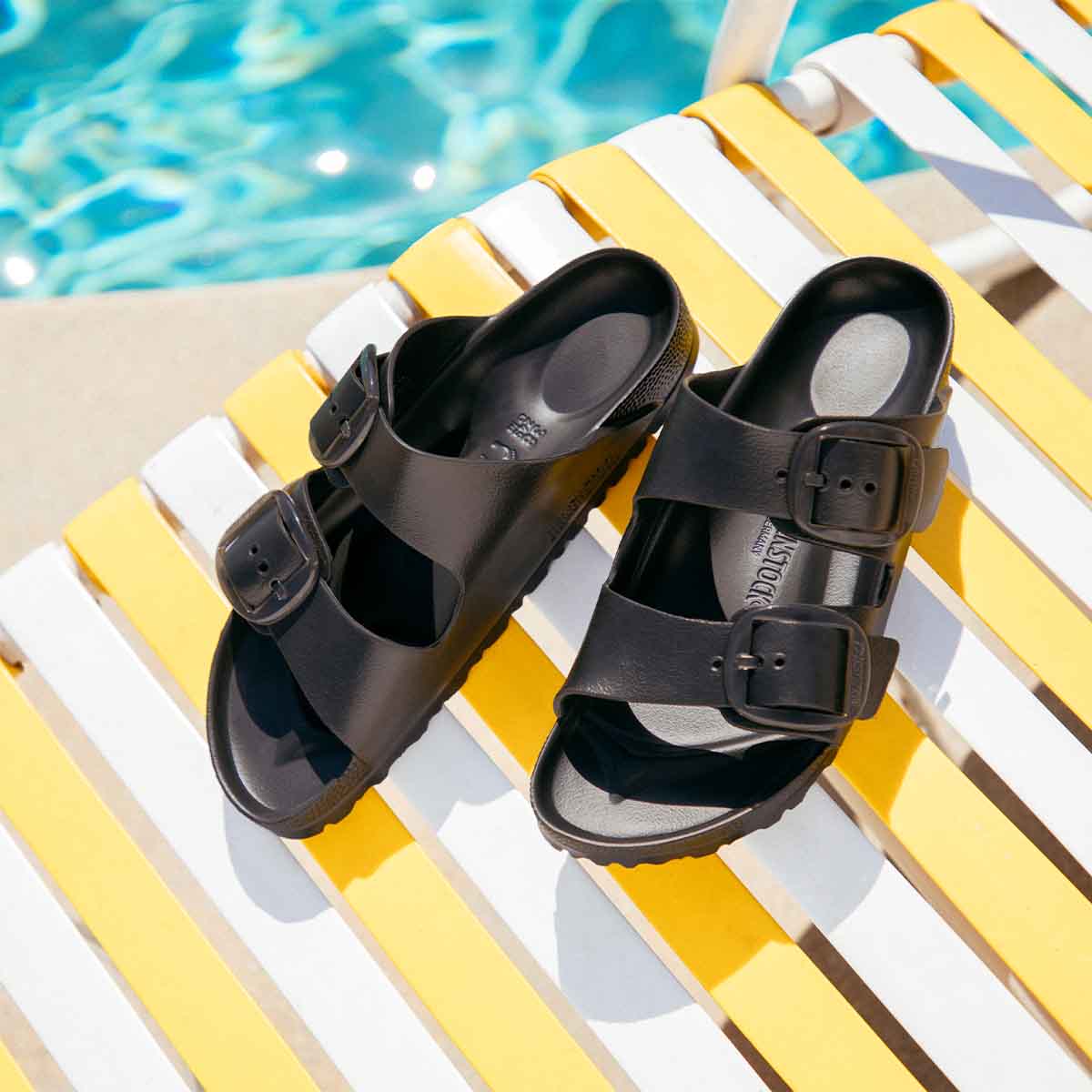 Birkenstock Arizona Big Buckle EVA Black כפכפי בירקנשטוק אריזונה אבזם שחור לנשים