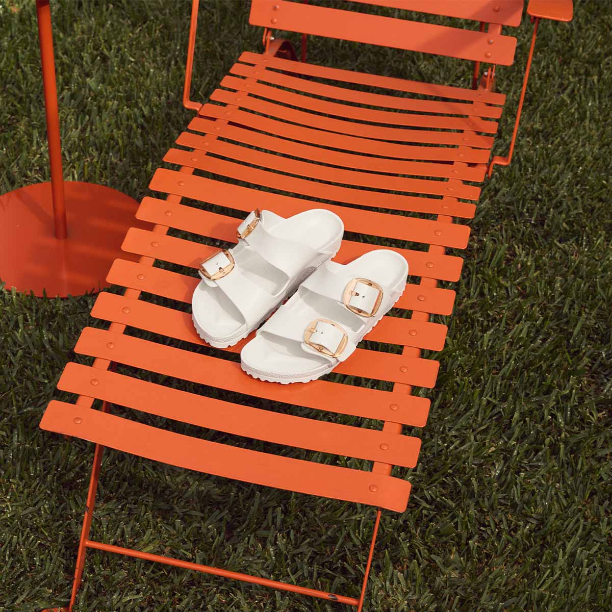 Birkenstock Arizona Big Buckle EVA Eggshell כפכפי בירקנשטוק אריזונה לנשים אגשל