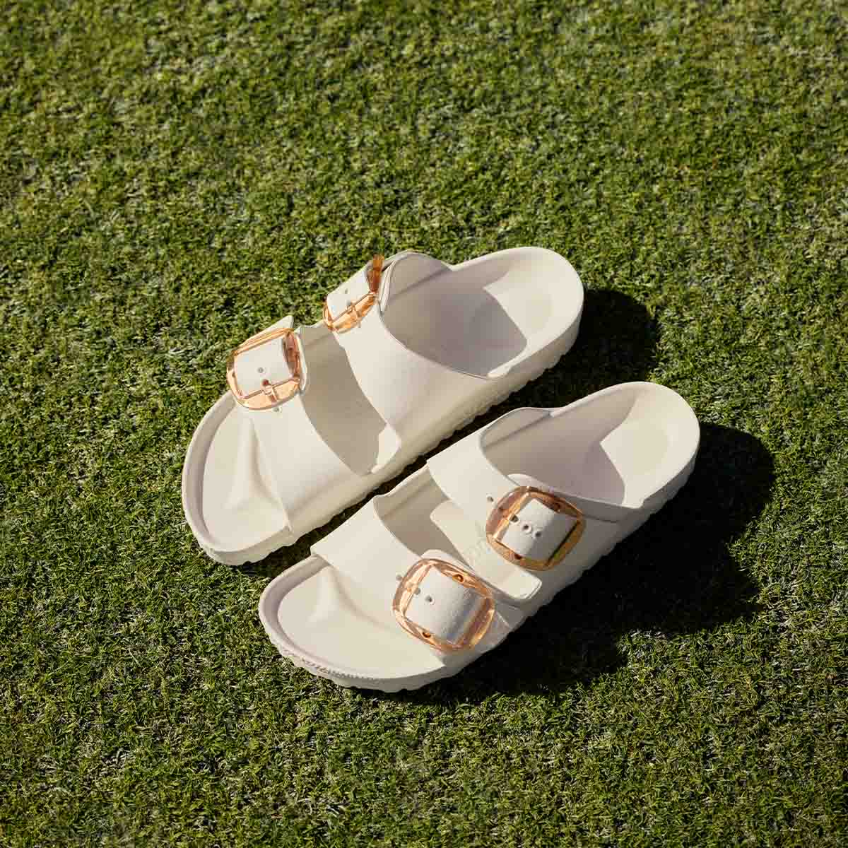 Birkenstock Arizona Big Buckle EVA Eggshell כפכפי בירקנשטוק אריזונה לנשים אגשל