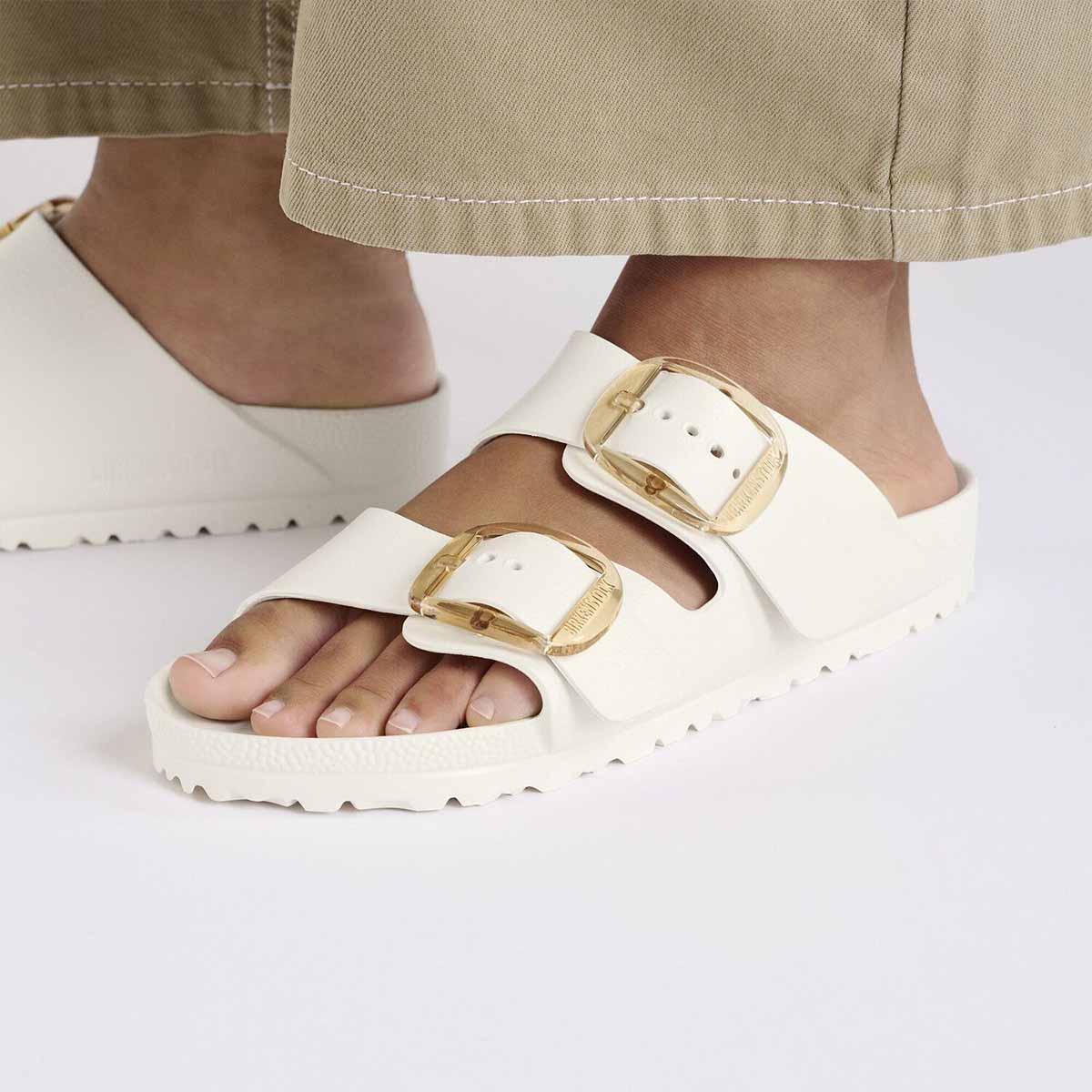 Birkenstock Arizona Big Buckle EVA Eggshell כפכפי בירקנשטוק אריזונה לנשים אגשל