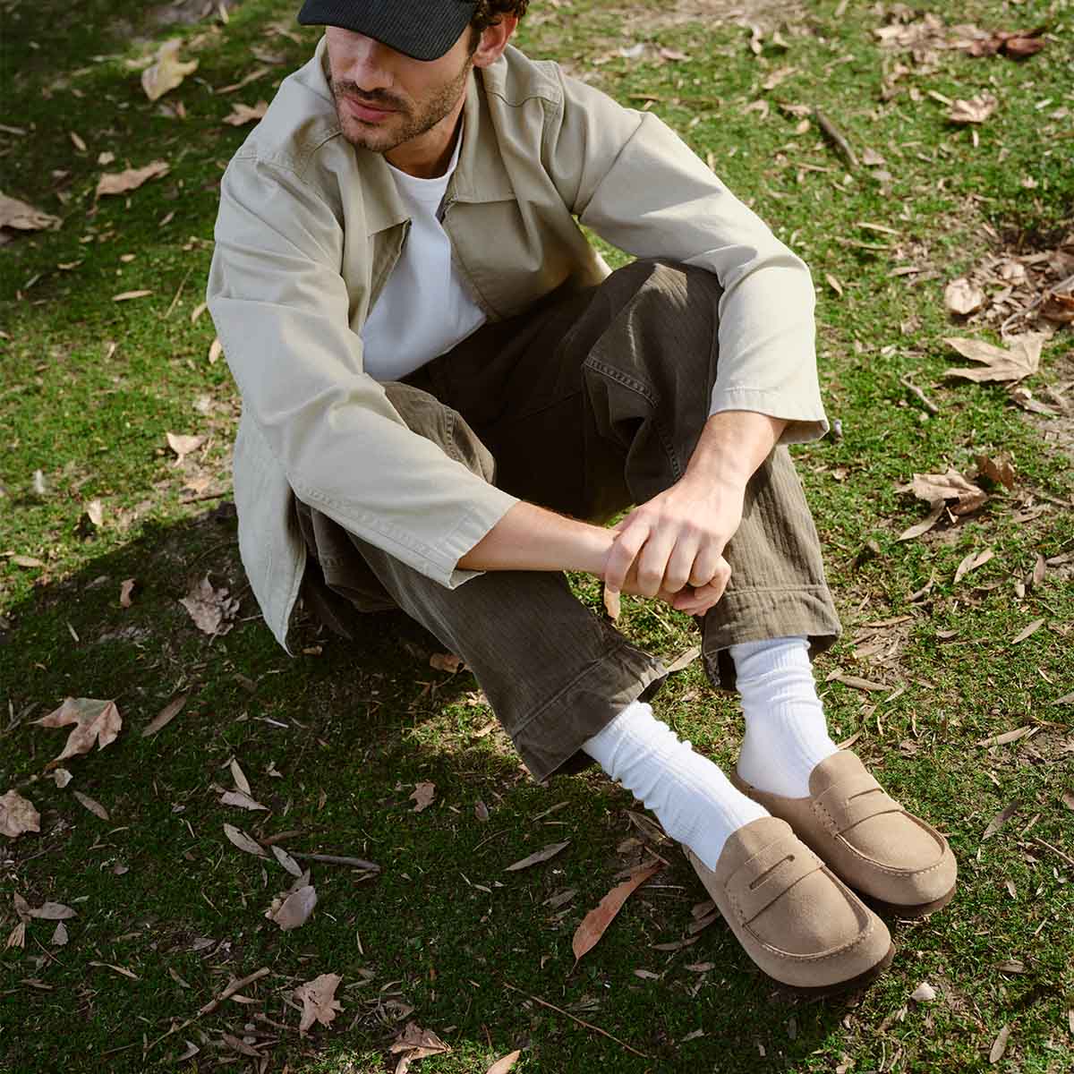 Birkenstock Naples Wrapped Taupe כפכפי נאפלס טיופ יוניסקס טיופ