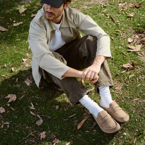Birkenstock Naples Wrapped Taupe כפכפי נאפלס טיופ יוניסקס טיופ