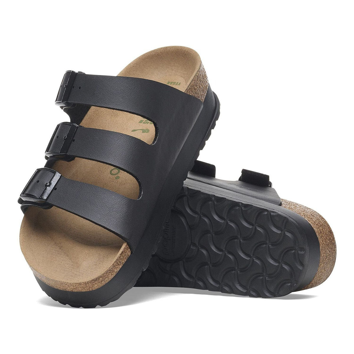 Birkenstock Florida III PAP Flex Platform Black כפכפי בירקנשטוק לנשים