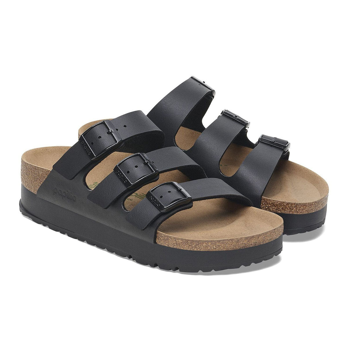Birkenstock Florida III PAP Flex Platform Black כפכפי בירקנשטוק לנשים