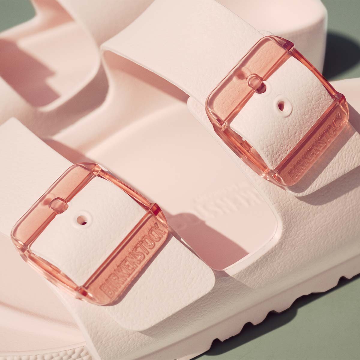 Birkenstock Arizona Stealth Buckle EVA Light Rose כפכפי נשים בירקנשטוק