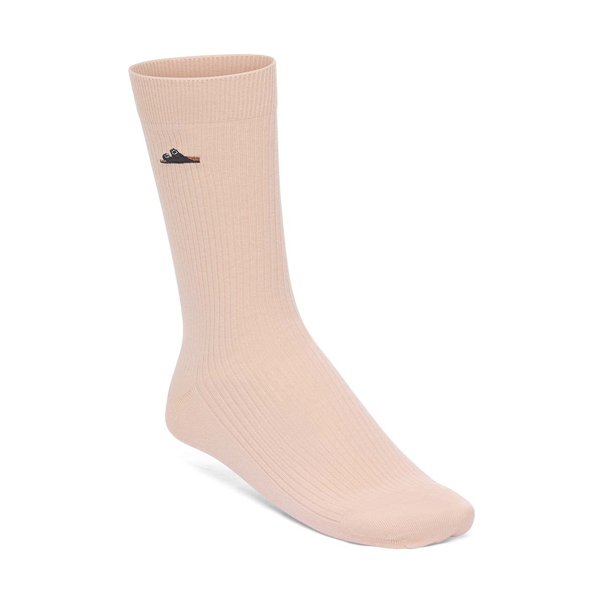 Birkenstock Cotton Ribbed Socks Light Rose גרבי בירקנשטוק יוניסקס