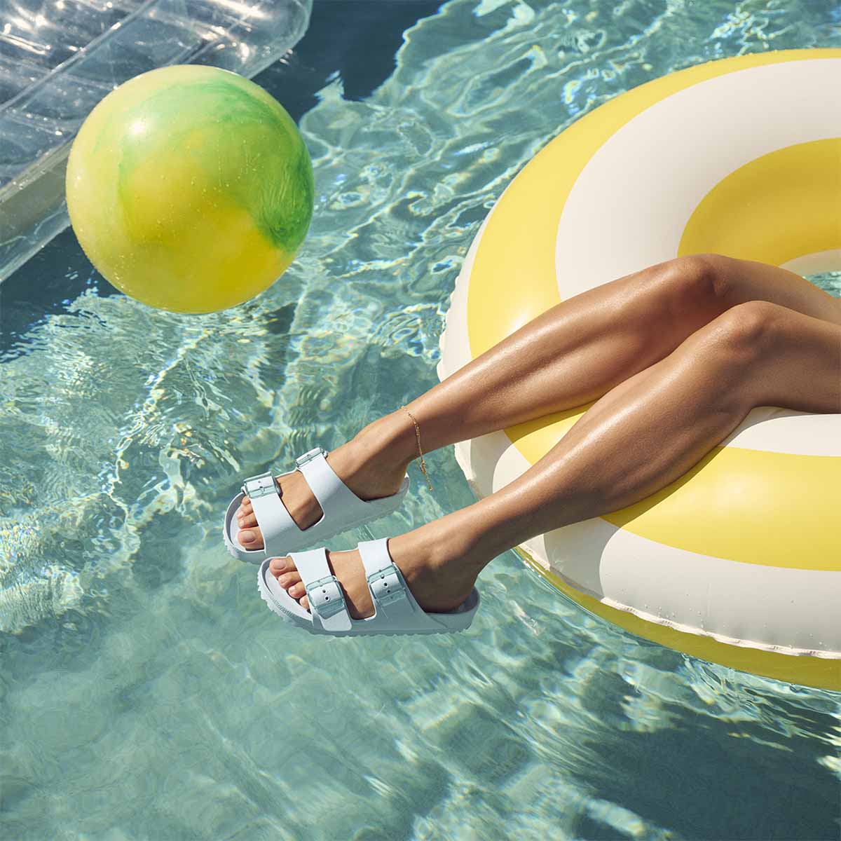 Birkenstock Arizona Stealth Buckle EVA Surf Green כפכפי בירקנשטוק אריזונה לנשים