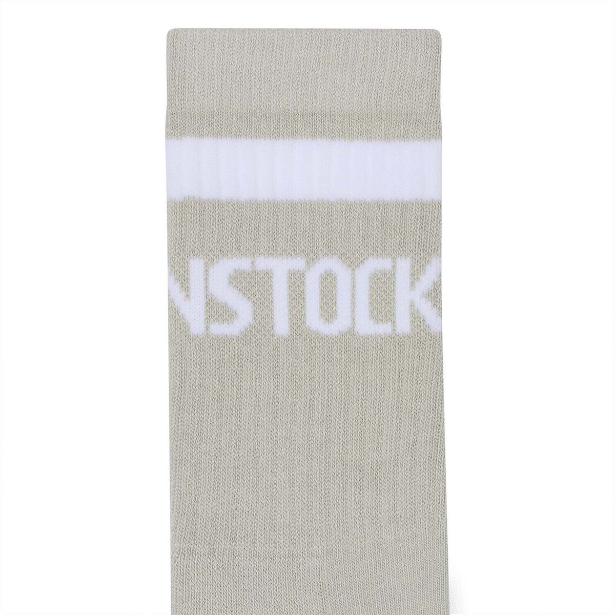 Birkenstock Cotton Tennis Socks Stone Coin White גרבי בירקנשטוק יוניסקס