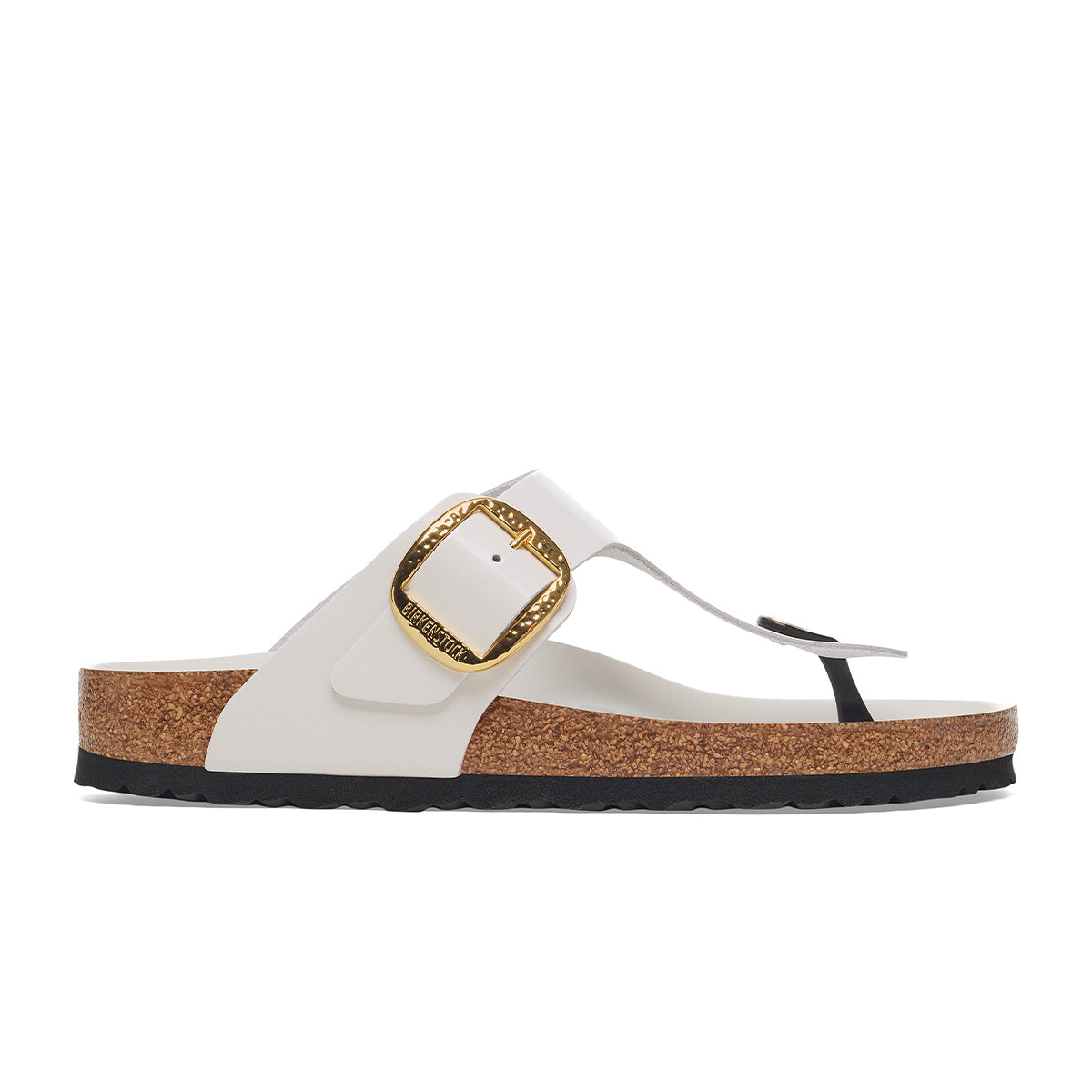 Birkenstock Gizeh Big Buckle High-Shine Antique White כפכפי בירקנשטוק גיזה לנשים