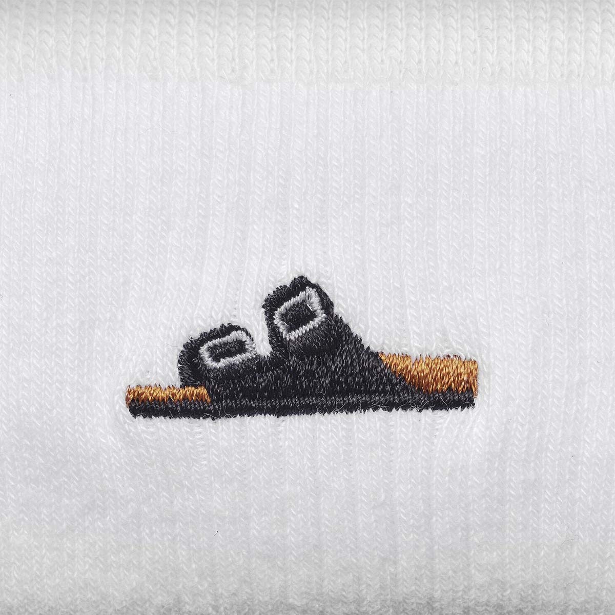 Birkenstock Set Slub Black White זוג גרבי בירקנשטוק שחור ולבן