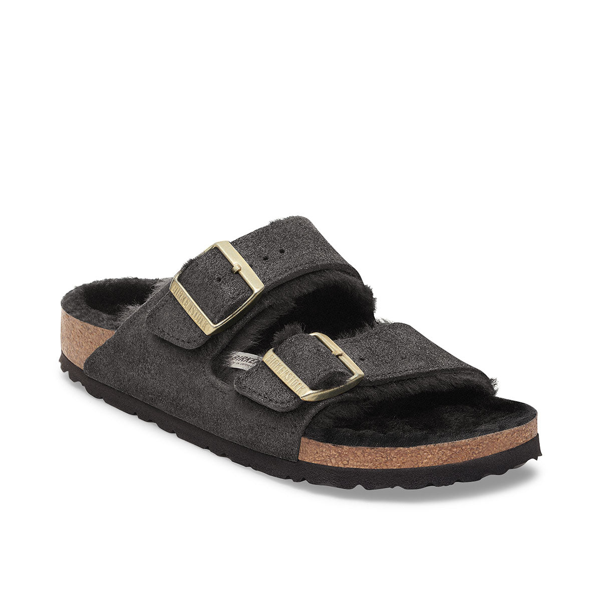 Birkenstock Arizona Shearling Black כפכפי בירקנשטוק אריזונה שרלינג שחור