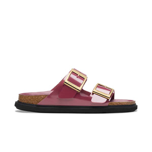 Birkenstock Arizona Droplet Buckle Zinfandel High Shine כפכפי בירקנשטוק אריזונה לנשים