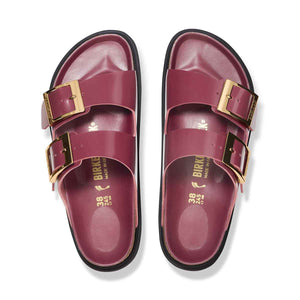 Birkenstock Arizona Droplet Buckle Zinfandel High Shine כפכפי בירקנשטוק אריזונה לנשים