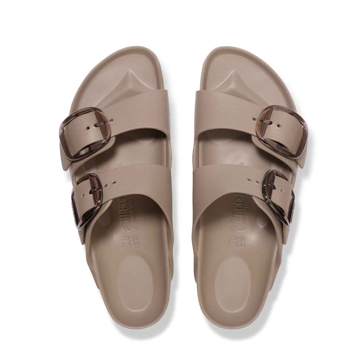 Birkenstock Arizona Big Buckle EVA Gray Taupe  כפכפי נשים בירקנשטוק אריזונה אבזם אפור טיופ