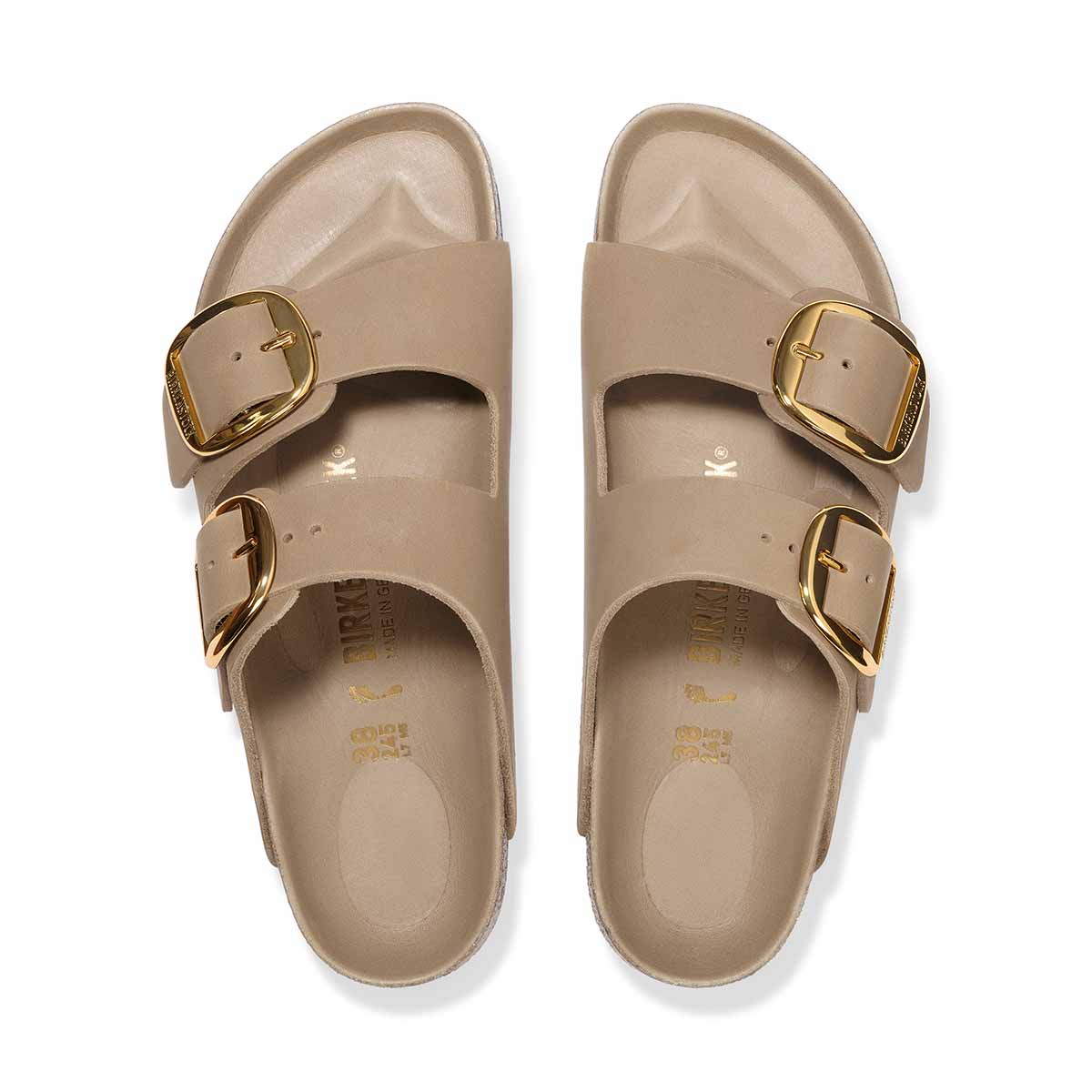 Birkenstock Arizona Big Buckle Tabacco Brown כפכפי אריזונה אבזם גדול חום טבק לנשים