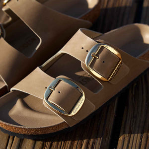 Birkenstock Arizona Big Buckle Tabacco Brown כפכפי אריזונה אבזם גדול חום טבק לנשים