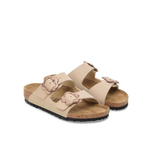 Birkenstock Arizona Flower Buckle Kids Sandcastle כפכפי בירקנשטוק אריזונה לילדים