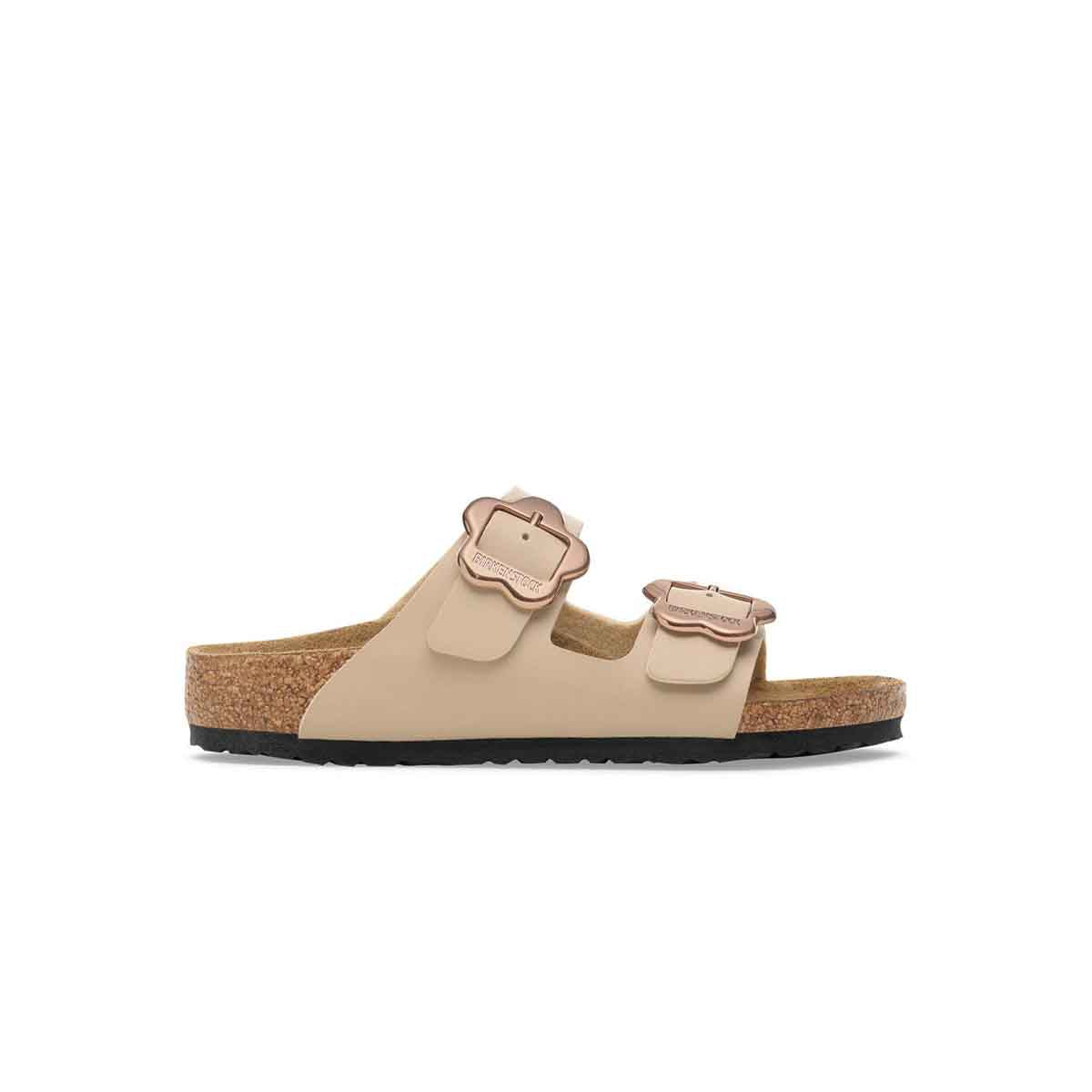 Birkenstock Arizona Flower Buckle Kids Sandcastle כפכפי בירקנשטוק אריזונה לילדים