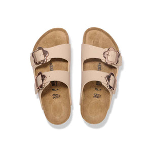Birkenstock Arizona Flower Buckle Kids Sandcastle כפכפי בירקנשטוק אריזונה לילדים