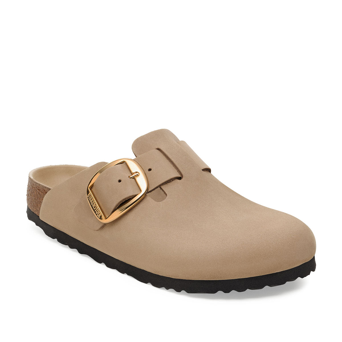 Birkenstock Boston Big Buckle Tabacco Brown כפכפי נשים בוסטון אבזם גדול חום טבק