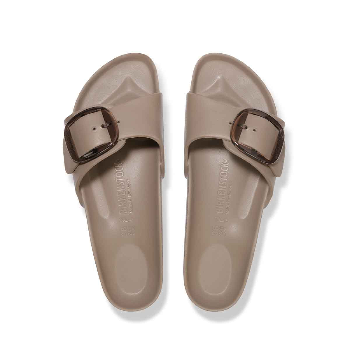 Birkenstock Madrid Big Buckle EVA Gray Taupe כפכפי בירקנשטוק מדריד לנשים
