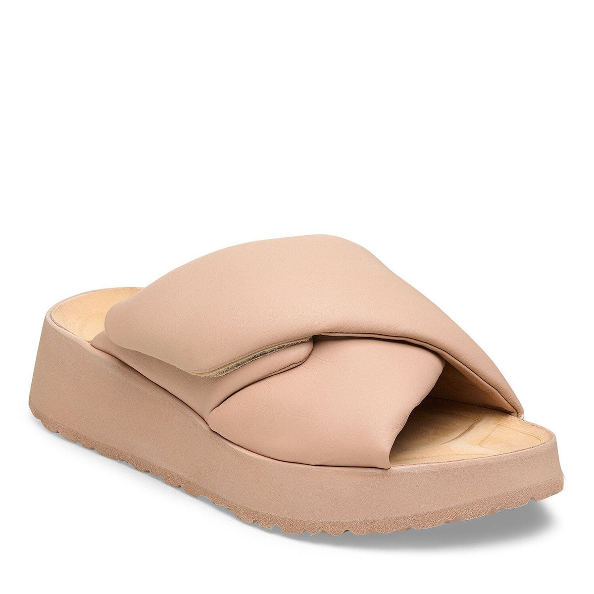 Birkenstock Theda Cross Strap Nougat Women כפכפי בירקנשטוק תדה לנשים