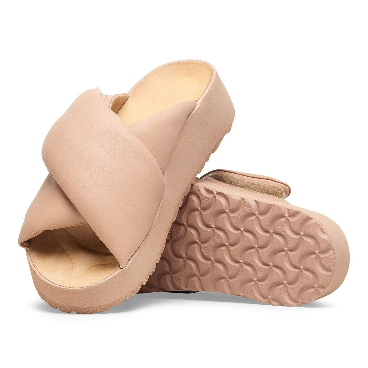 Birkenstock Theda Cross Strap Nougat Women כפכפי בירקנשטוק תדה לנשים