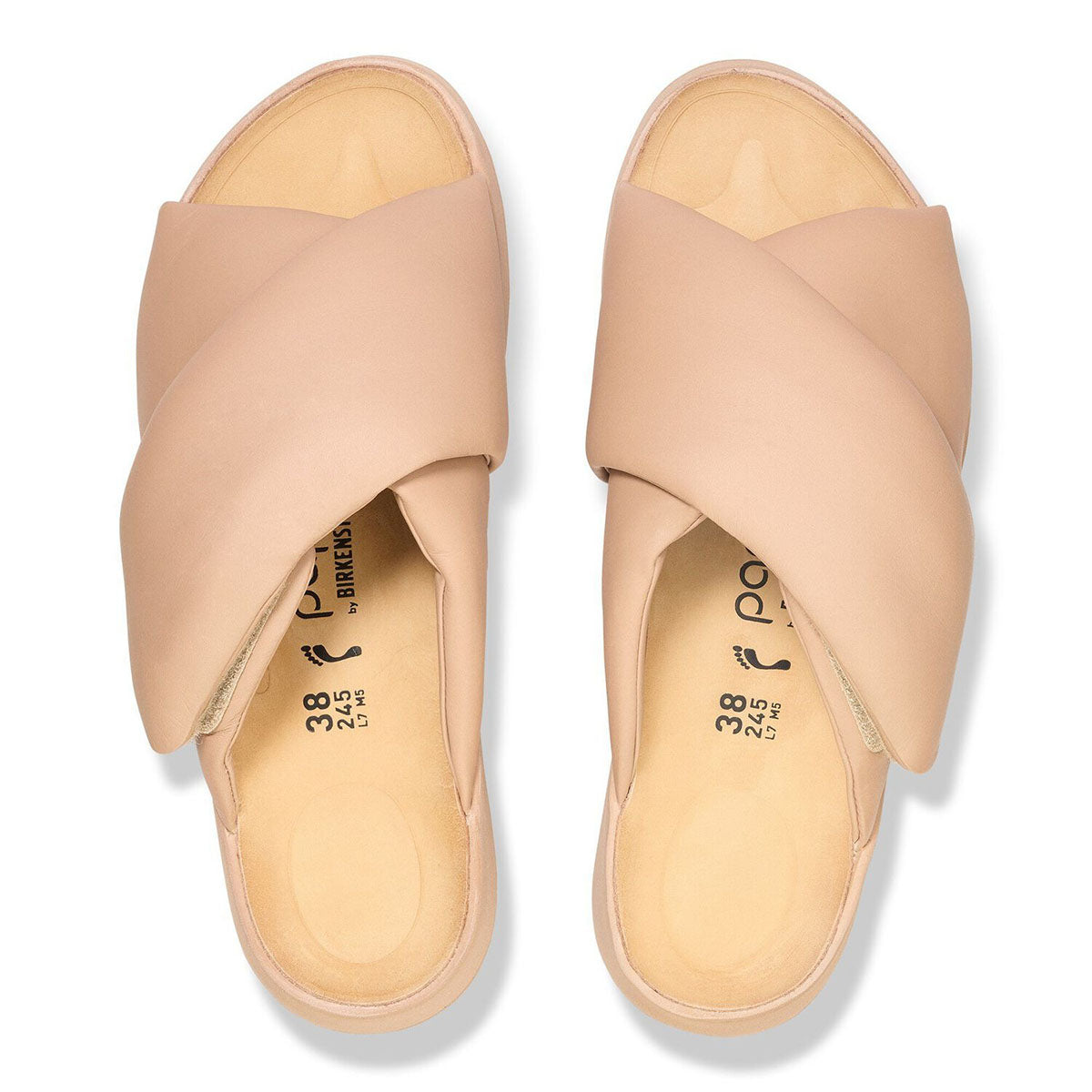 Birkenstock Theda Cross Strap Nougat Women כפכפי בירקנשטוק תדה לנשים