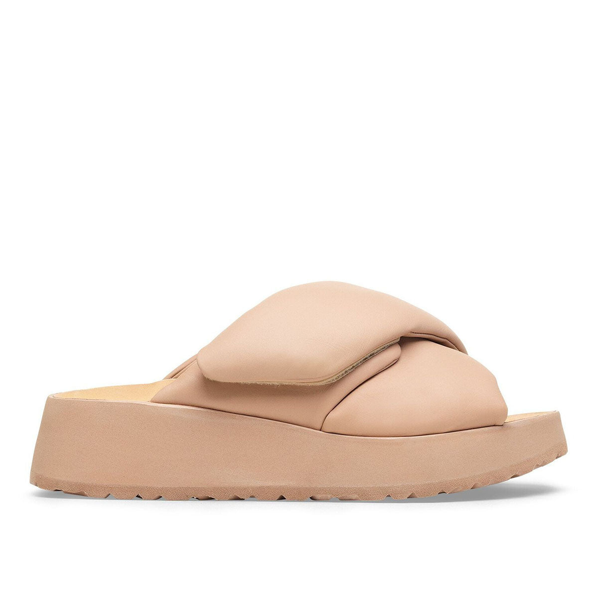 Birkenstock Theda Cross Strap Nougat Women כפכפי בירקנשטוק תדה לנשים