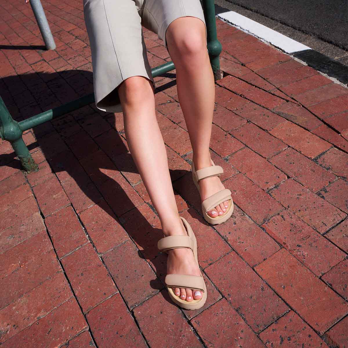 Birkenstock Theda Nougat סנדלי בירקנשטוק לנשים תדה נוגט