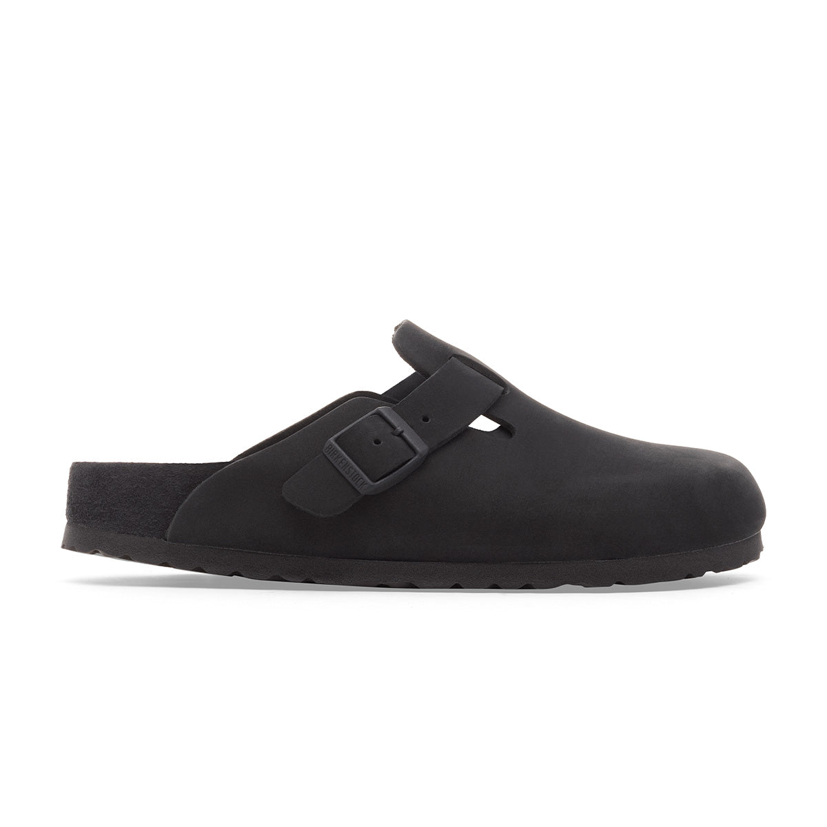 Birkenstock Boston BS Black Nubuck Leather כפכפי בירקנשטוק בוסטון שחור