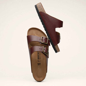 Birkenstock Arizona Wire Buckle Vintage Wood Roast כפכפי בירקנשטוק אריזונה וינטג' לגברים
