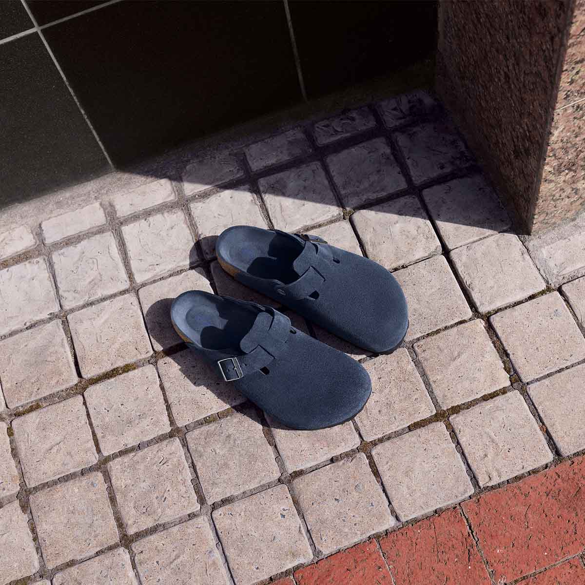 Birkenstock Boston BS New Navy Tonal Unisex כפכפי בירקנשטוק בוסטון נייבי