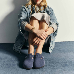 Birkenstock Boston BS New Navy Tonal Unisex כפכפי בירקנשטוק בוסטון נייבי