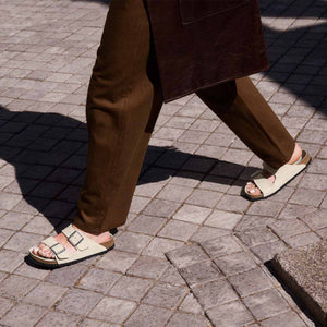 Birkenstock Arizona BS Oyster Tonal Unisex כפכפי בירקנשטוק אריזונה אויסטר טונאלי