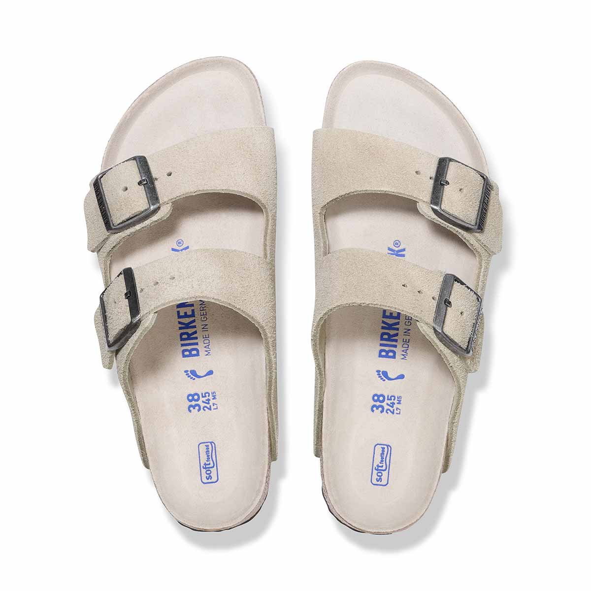 Birkenstock Arizona BS Oyster Tonal Unisex כפכפי בירקנשטוק אריזונה אויסטר טונאלי