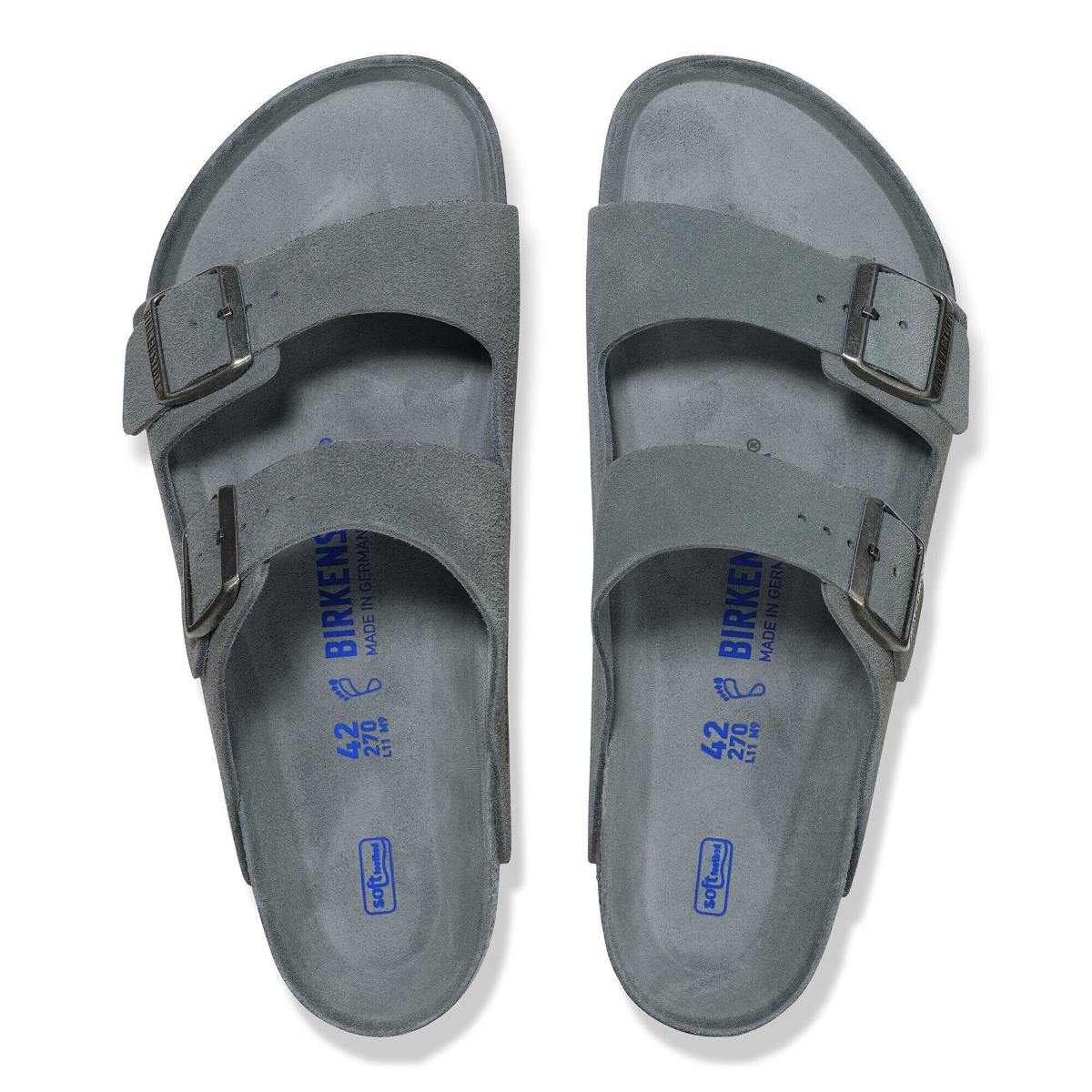 Birkenstock Arizona BS Basalt Gray Tonal כפכפי בירקנשטוק אריזונה אפור לנשים