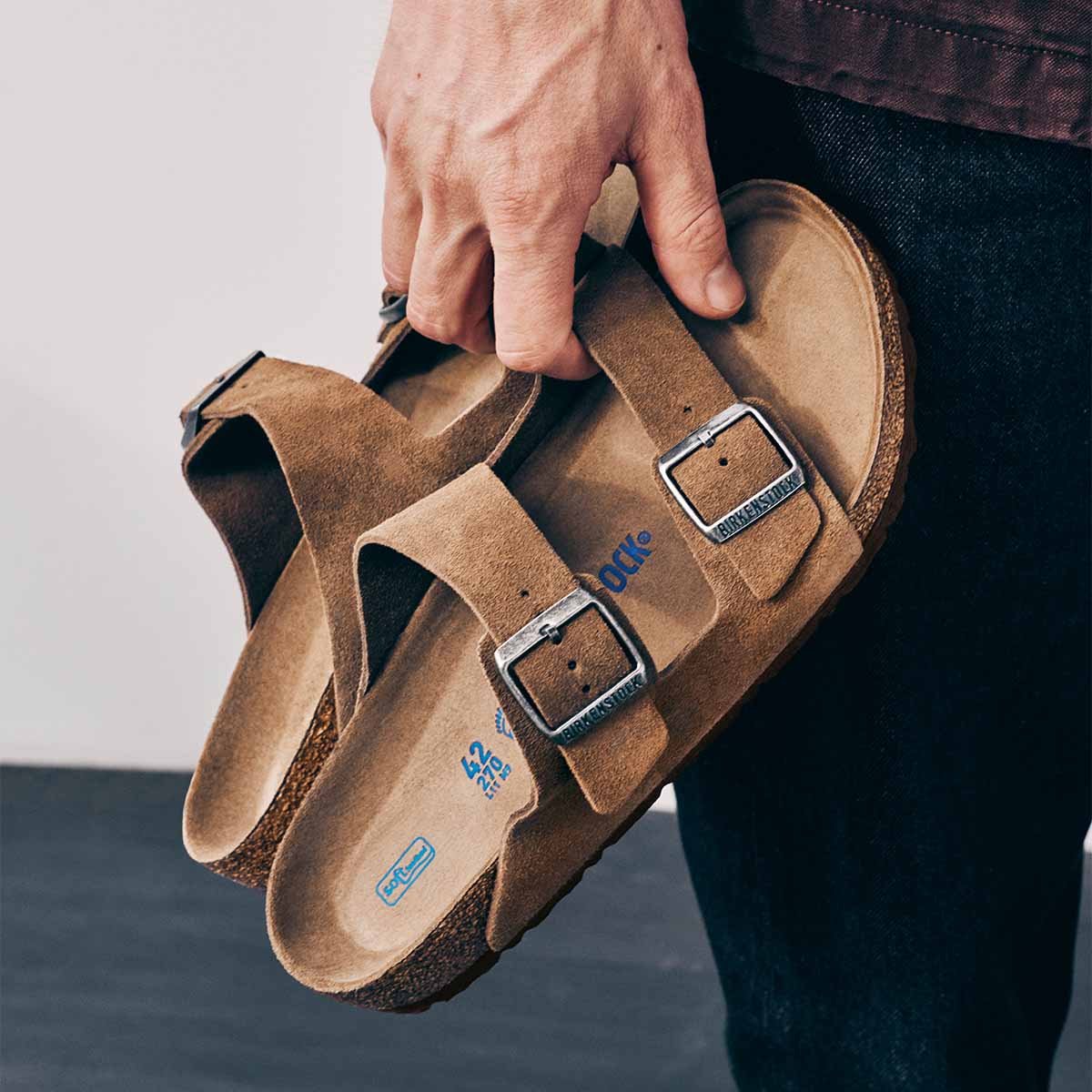 Birkenstock Arizona BS Dark Tea Tonal Unisex כפכפי בירקנשטוק אריזונה תה כהה טונאל